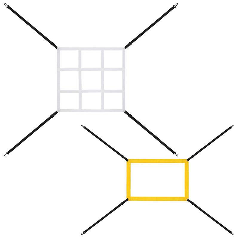 Baseball training strike target network portable throwing ballball pitching exercise network can regulate strike net