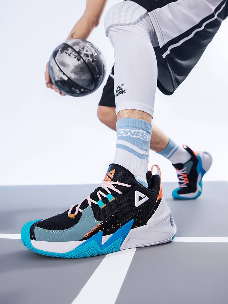 Peak basketball shoes men's shoes spring and summer new practical shoes wear -resistant men's lightweight net breathable low -top sports shoes