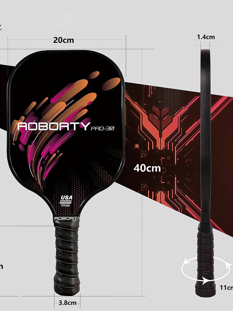 The same American black color glass fiber Pork ball racket Pork ball shooting board lightweight high -bombs resistant shot racket