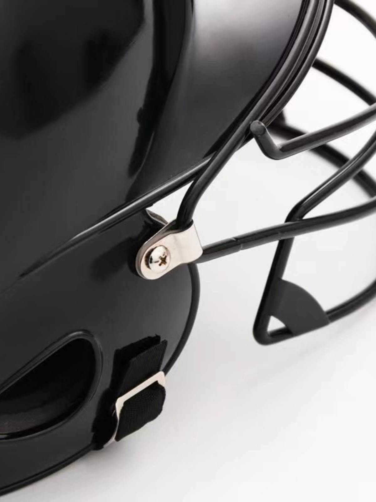 Baseball helmet strikes helmet double -ear baseball helmet wearing mask protective cover head protective face baseball catcher helmet