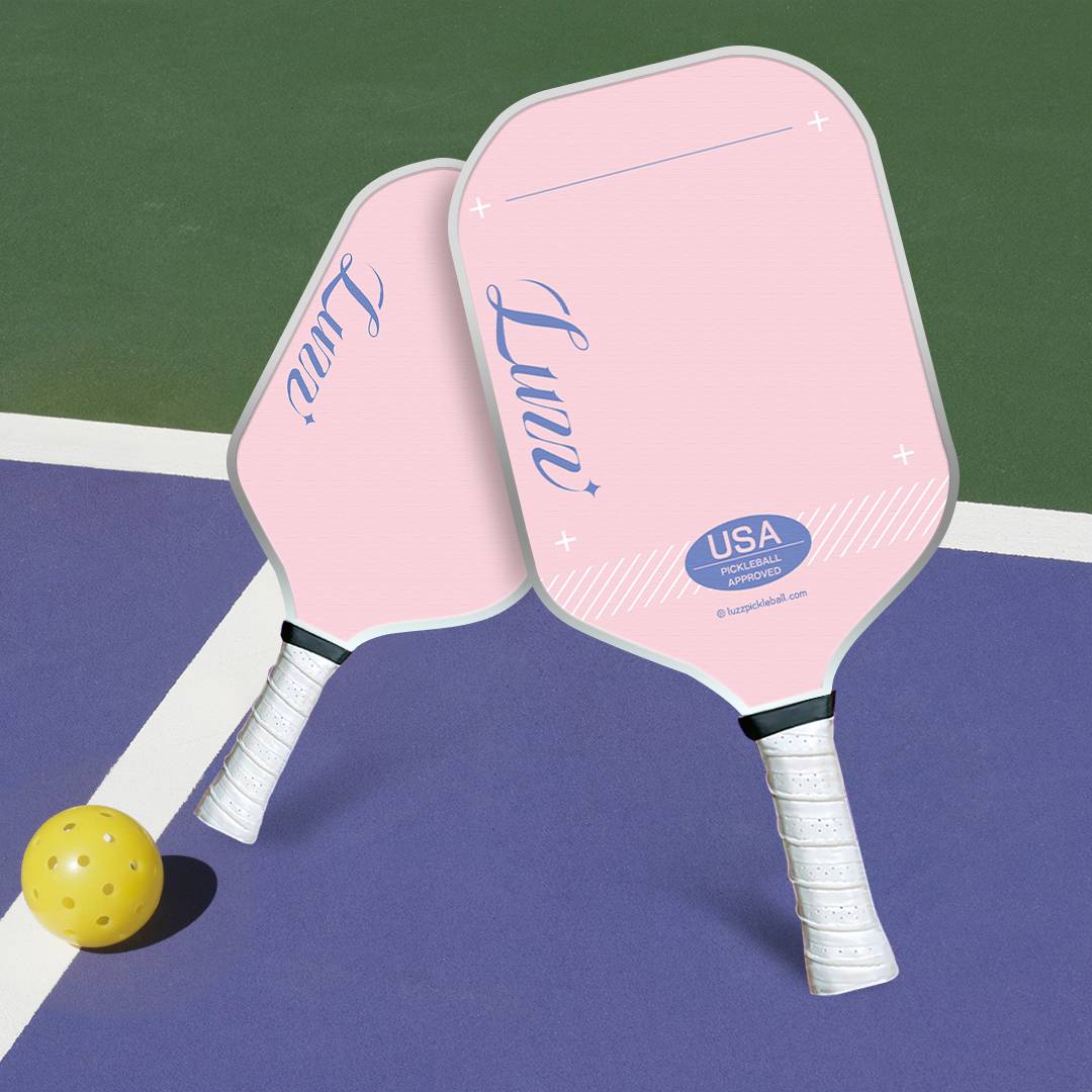 Luzz Children Piccorns Skill Fiber Material High Beauty "Pink World" racket