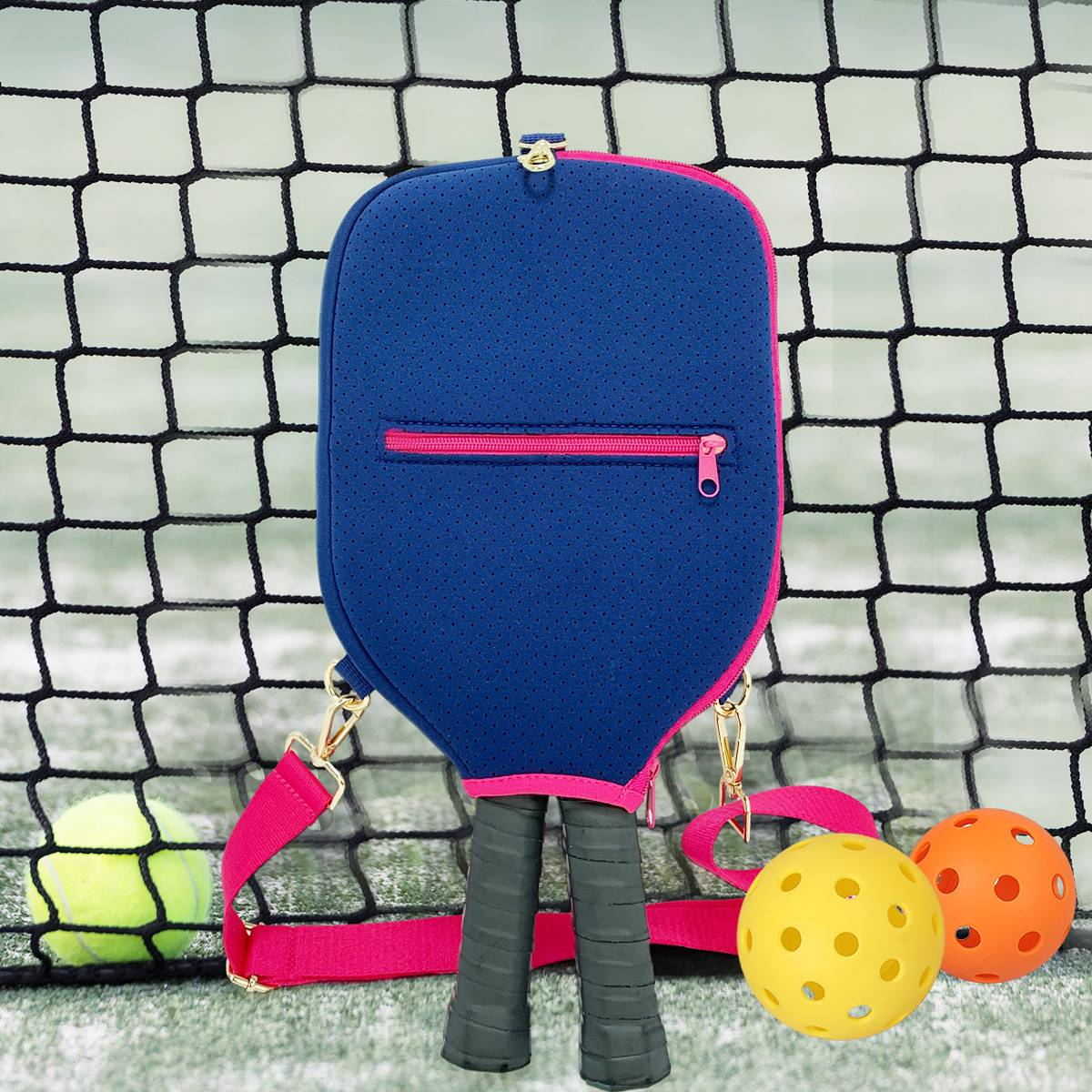 Fashion Peick Bar Pack Multi -function adjustable chloribramine rubber chest bag outdoor sports bag Pyk racket bag