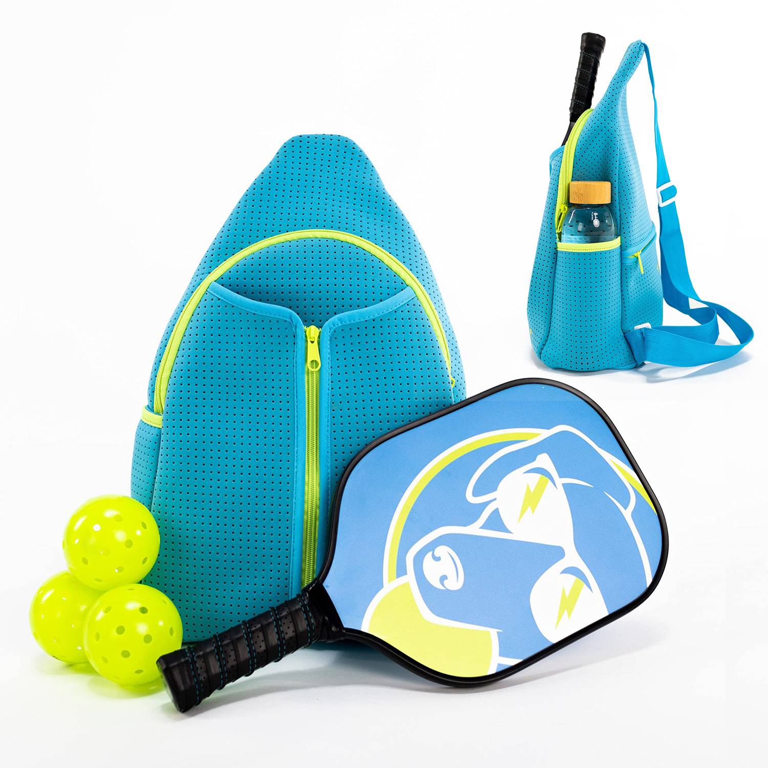 Fashion Peick Bar Pack Multi -function adjustable chloribramine rubber chest bag outdoor sports bag Pyk racket bag