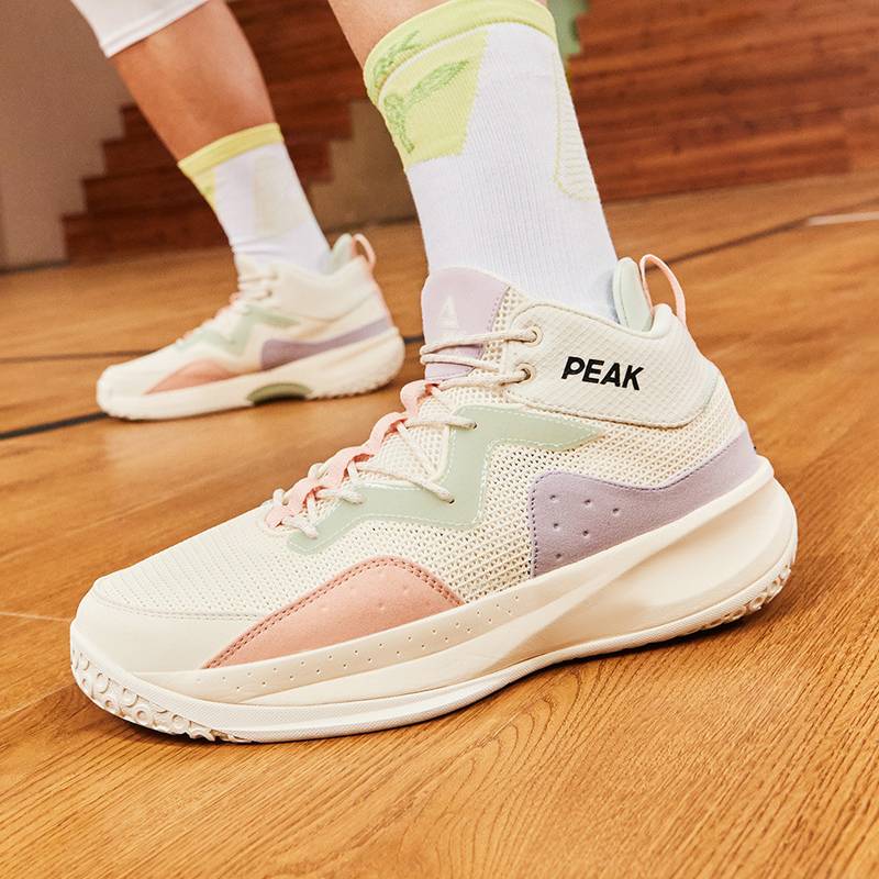 Pyk basketball shoes men's low sneakers spring and summer leather lightning lightning anti -slip and abrasion -resistant men's competition for men's competition