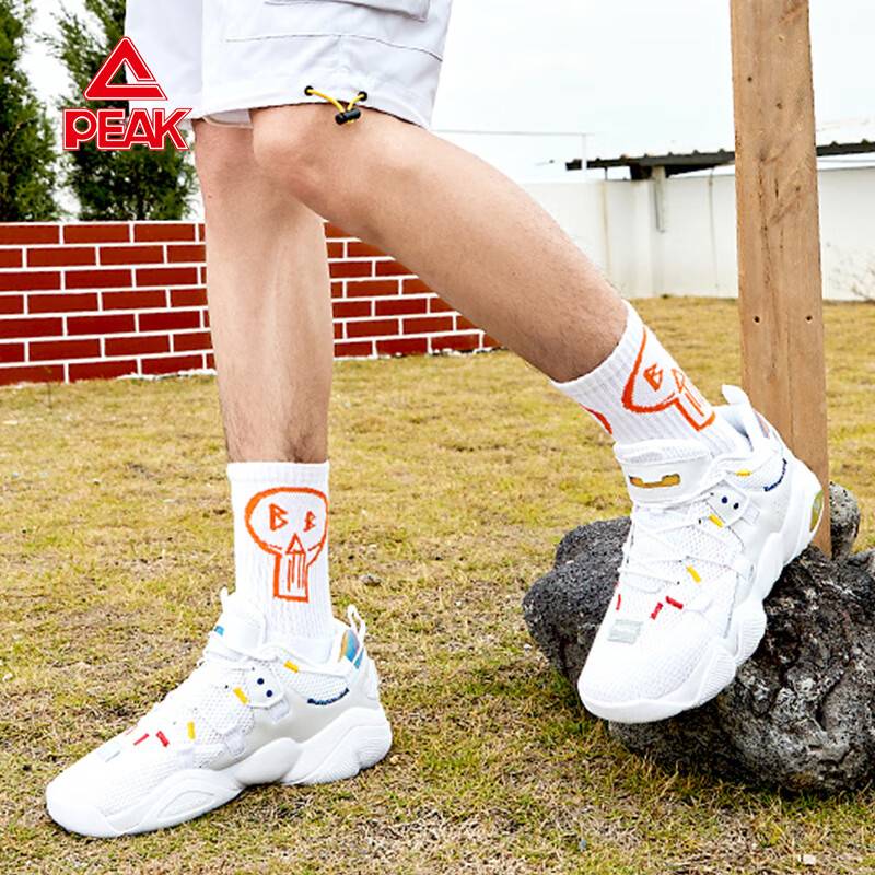 Peak Extreme 6371 Yinlang Daddy Shoes Breath Netfront Couples Couples Basketball Shoes Men's wear -resistant men and women