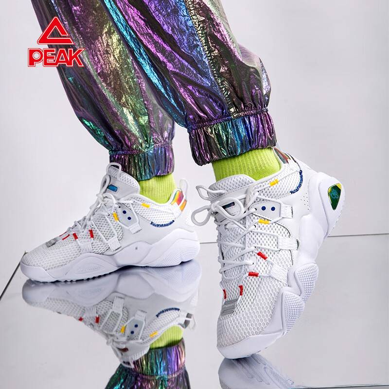 Peak Extreme 6371 Yinlang Daddy Shoes Breath Netfront Couples Couples Basketball Shoes Men's wear -resistant men and women
