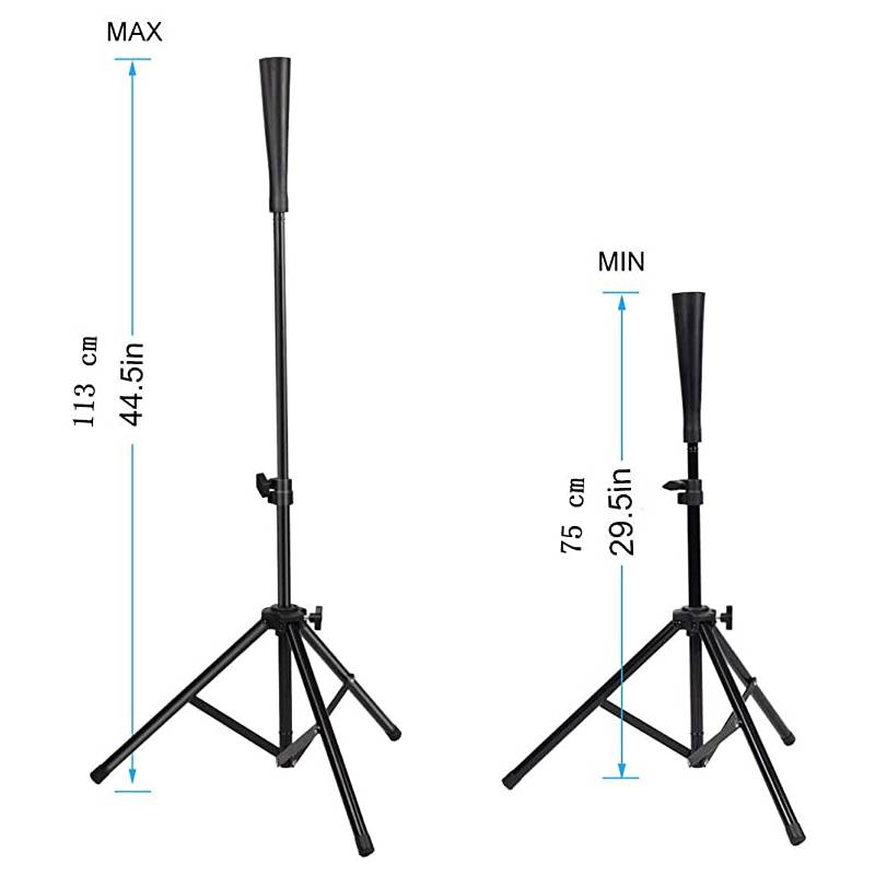 Portable baseball strike seat T seat for children adult single training equipment baseball baseball practice ball support