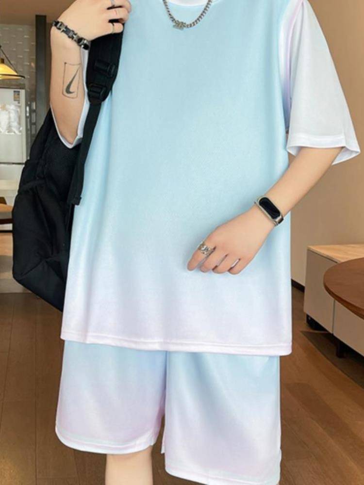 Official flagship Store Psee Penguin Bing Si Short -sleeved T -shirt Boy High School Junior High School Student Basketball Clothing Set Young