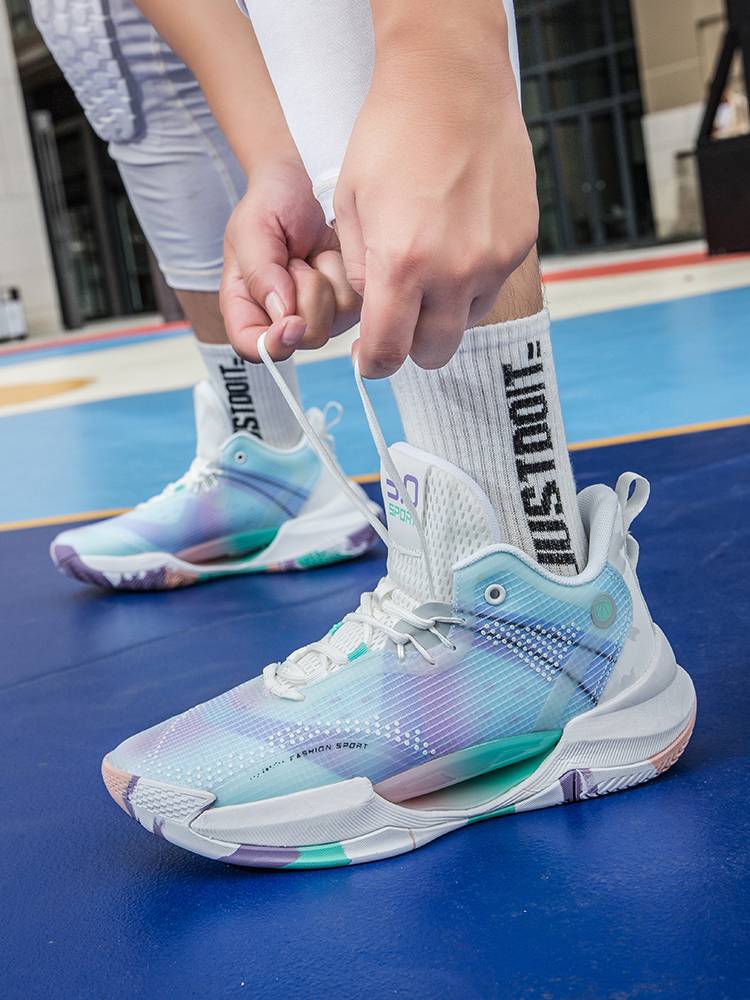 The official brand Nike official basketball shoes men and women high -top combat net surface breathable, anti -slip, abrasion, shock -resistant lightweight soft bottom