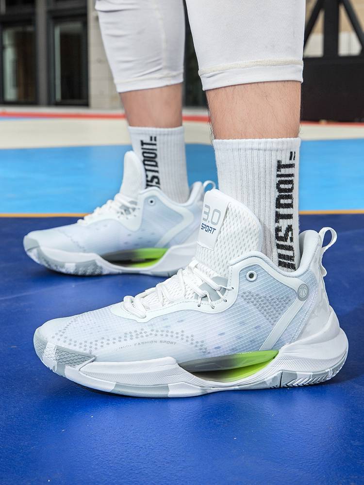 The official brand Nike official basketball shoes men and women high -top combat net surface breathable, anti -slip, abrasion, shock -resistant lightweight soft bottom