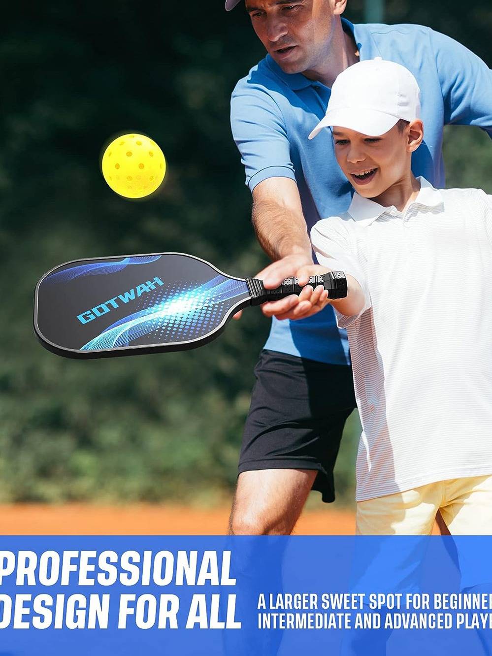 GOTWAH same Peak ball racket entry began grain glass fiber Pickleball Piccorn racket set