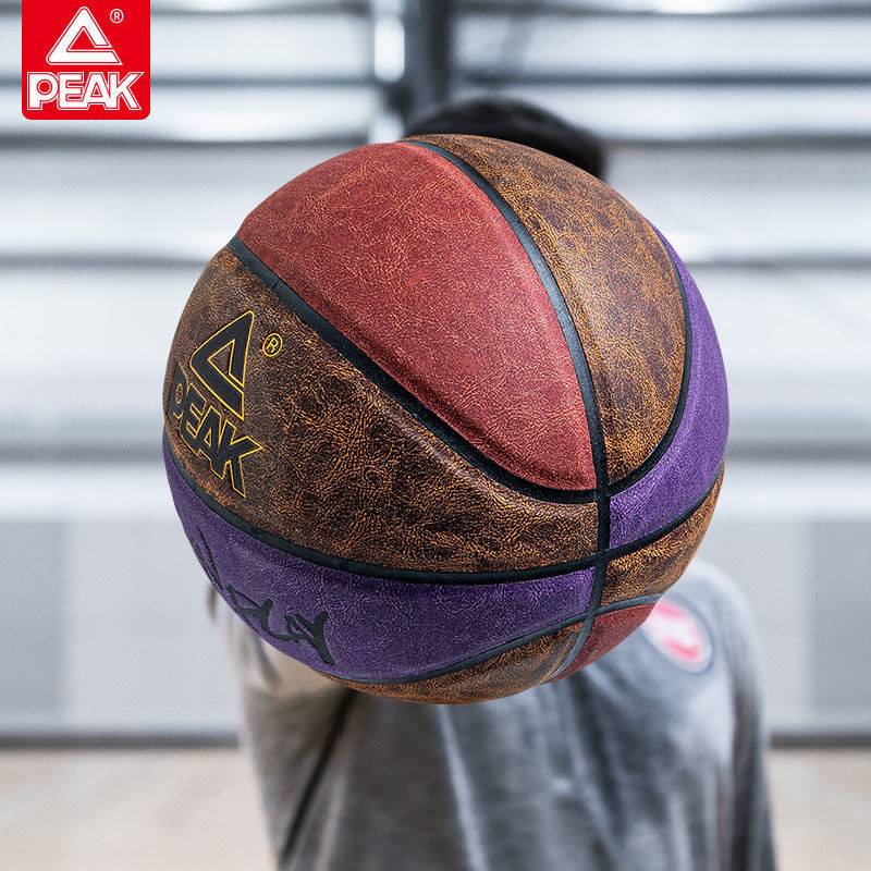 Peak Basketball Adult Game Professional Basketball Leather Templim Sensory Sensing outdoor wear resistance No. 7