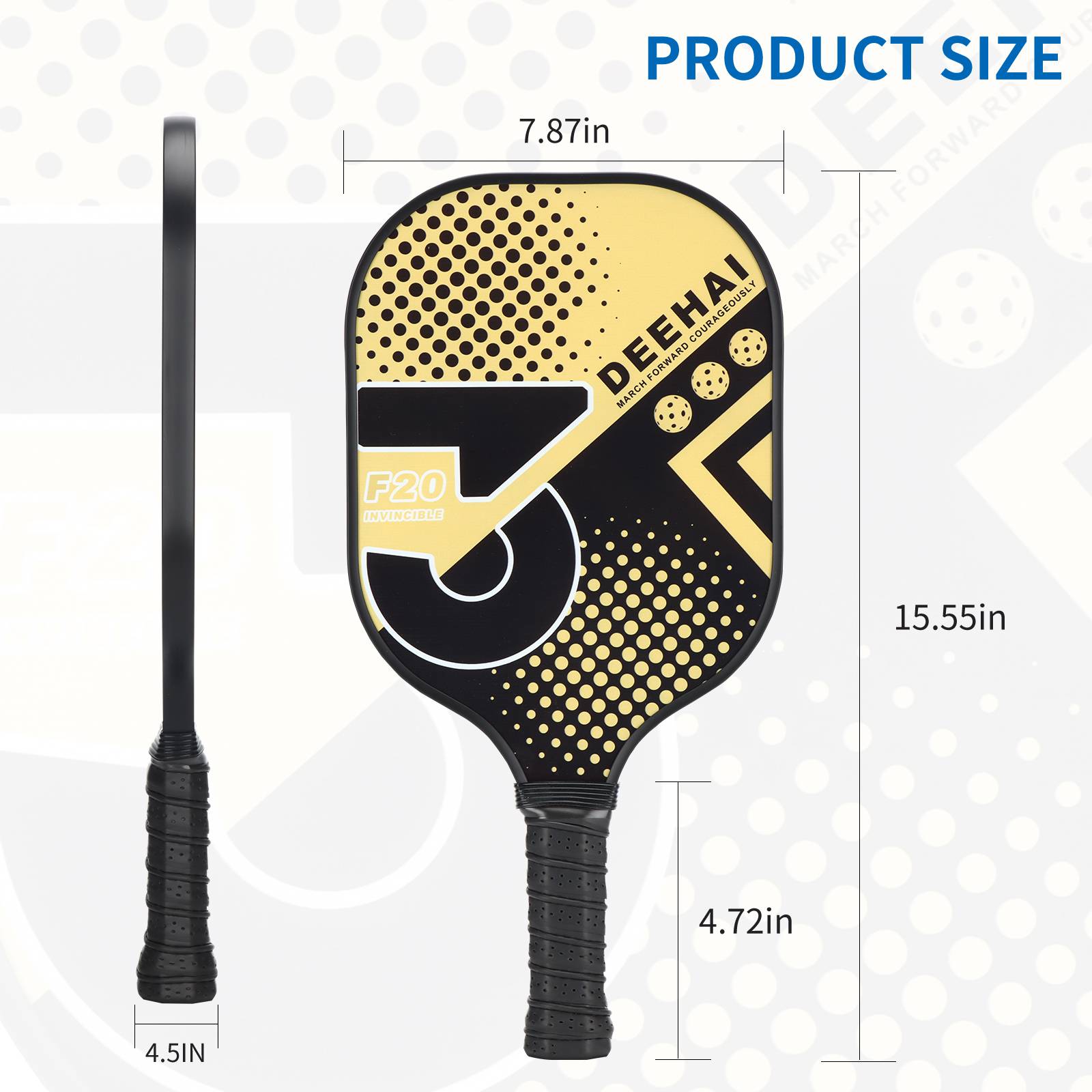 DEEHAI Picker Pickleball Powder Ball racket carbon fiber set training outdoor sports