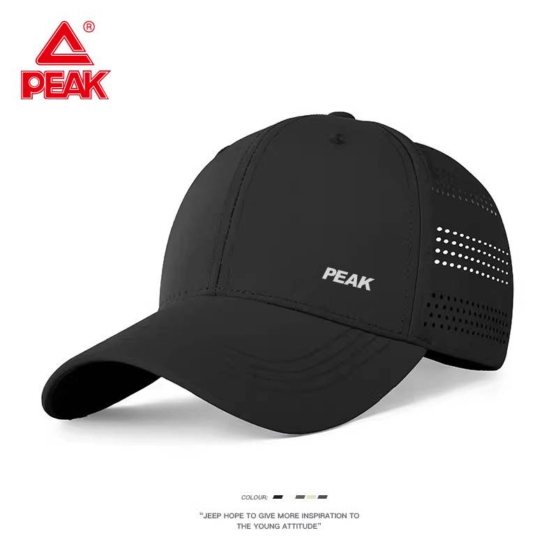 Porkic new summer dry and breathable baseball cap male sports peaked cap women's sunscreen cover hat running mountain climbing