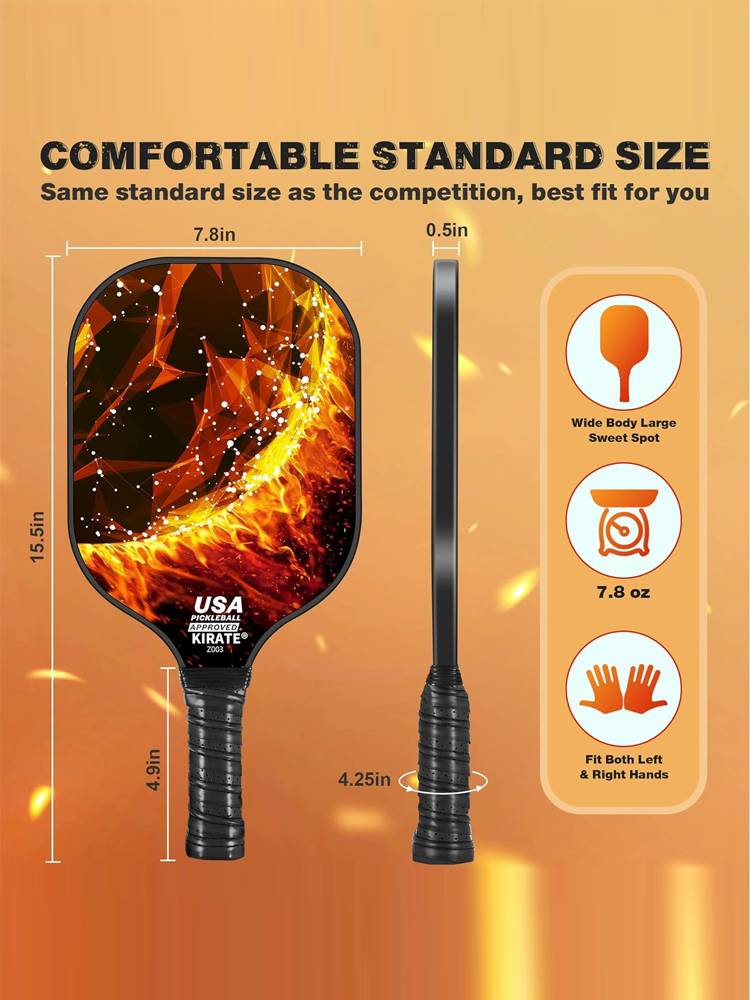 Glass fiberine -racket panel double -shot set USAP authentication PP honeycomb Pickleball student price