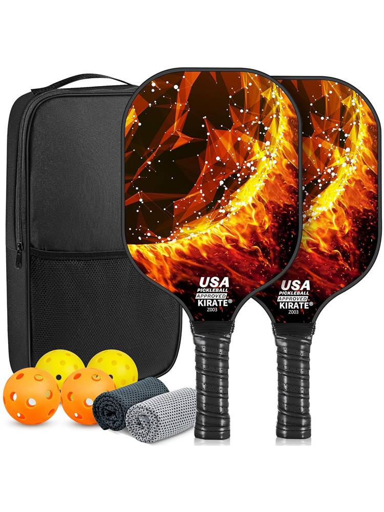 Glass fiberine -racket panel double -shot set USAP authentication PP honeycomb Pickleball student price