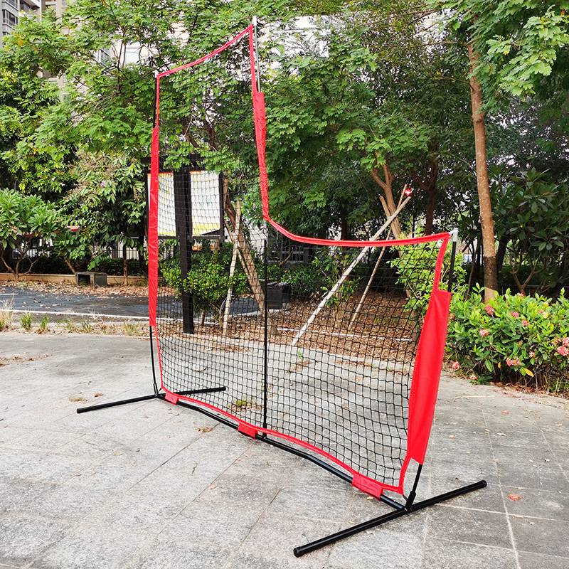 Baseball network L -shaped pitcher blocking net stickball practice equipment to crack down on training pitching plane protection net