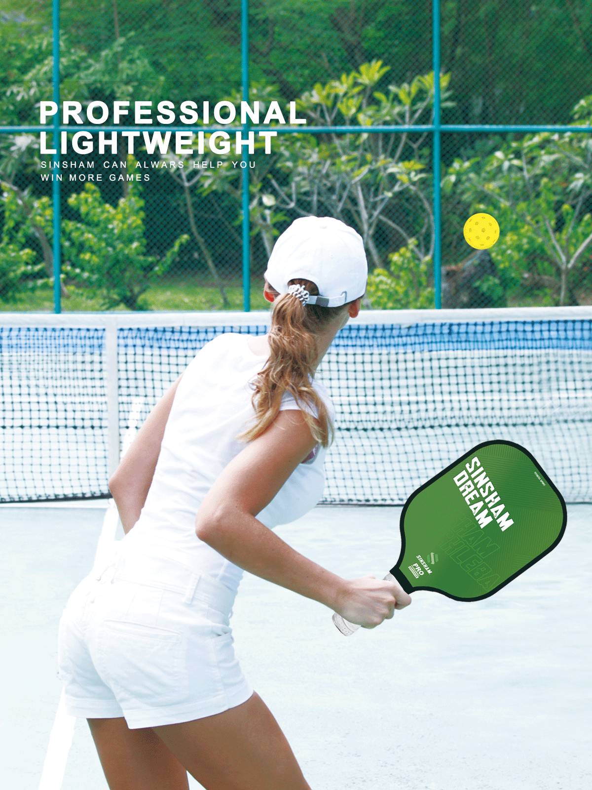 High-end player Pickleball simple carbon-fibre-pike-coated pike pike-cooch