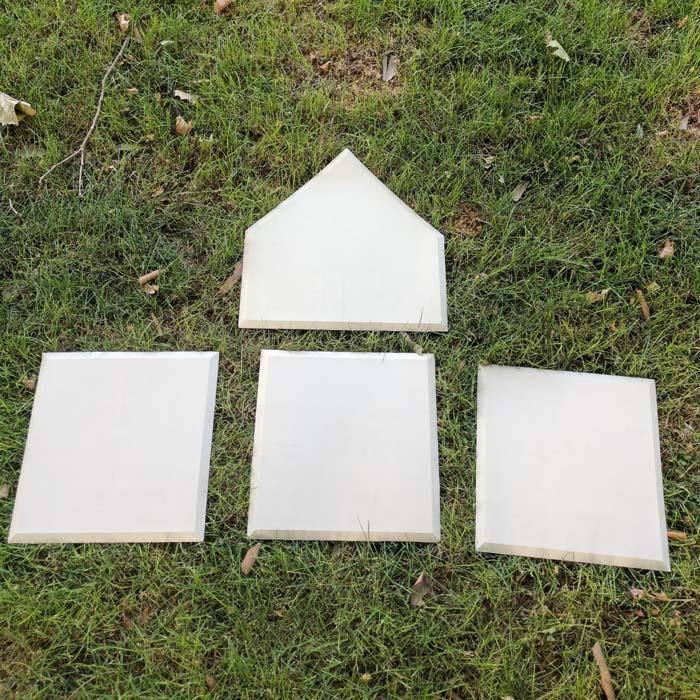 New professional thickened rubber basement four -piece floor baseball stadium This category of square base base baseball professional training