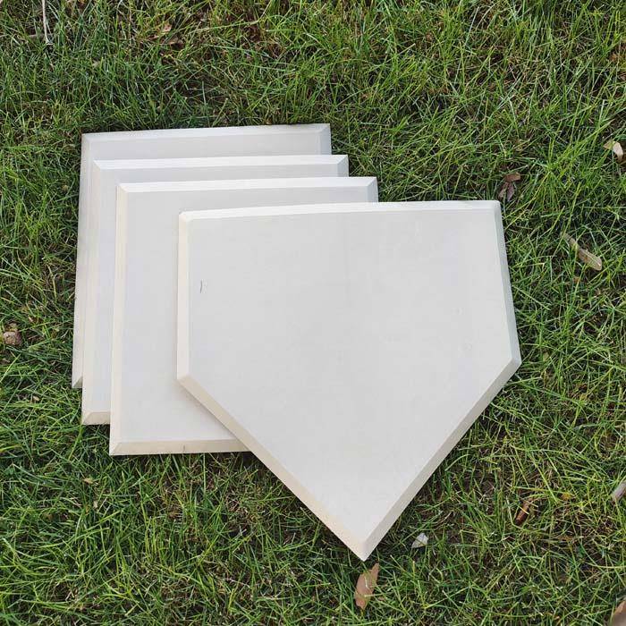 New professional thickened rubber basement four -piece floor baseball stadium This category of square base base baseball professional training