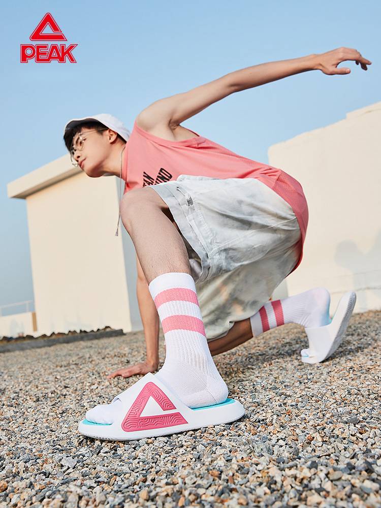 Peak polar slippers Men's men's summer new outdoor basketball skigh slippers women wearing tide brand DIY