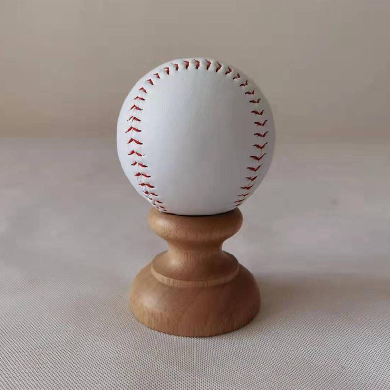 New bird baseball base solid wood stick basement gift baseball supporting craft wooden base house decoration display