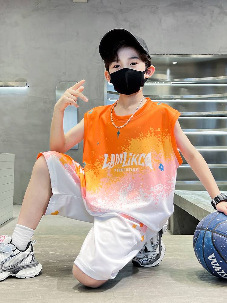 Peak Official Genuine Boatto Basketball Clothing Customized Number Printing Children Summer Student Dressing Fast Dry