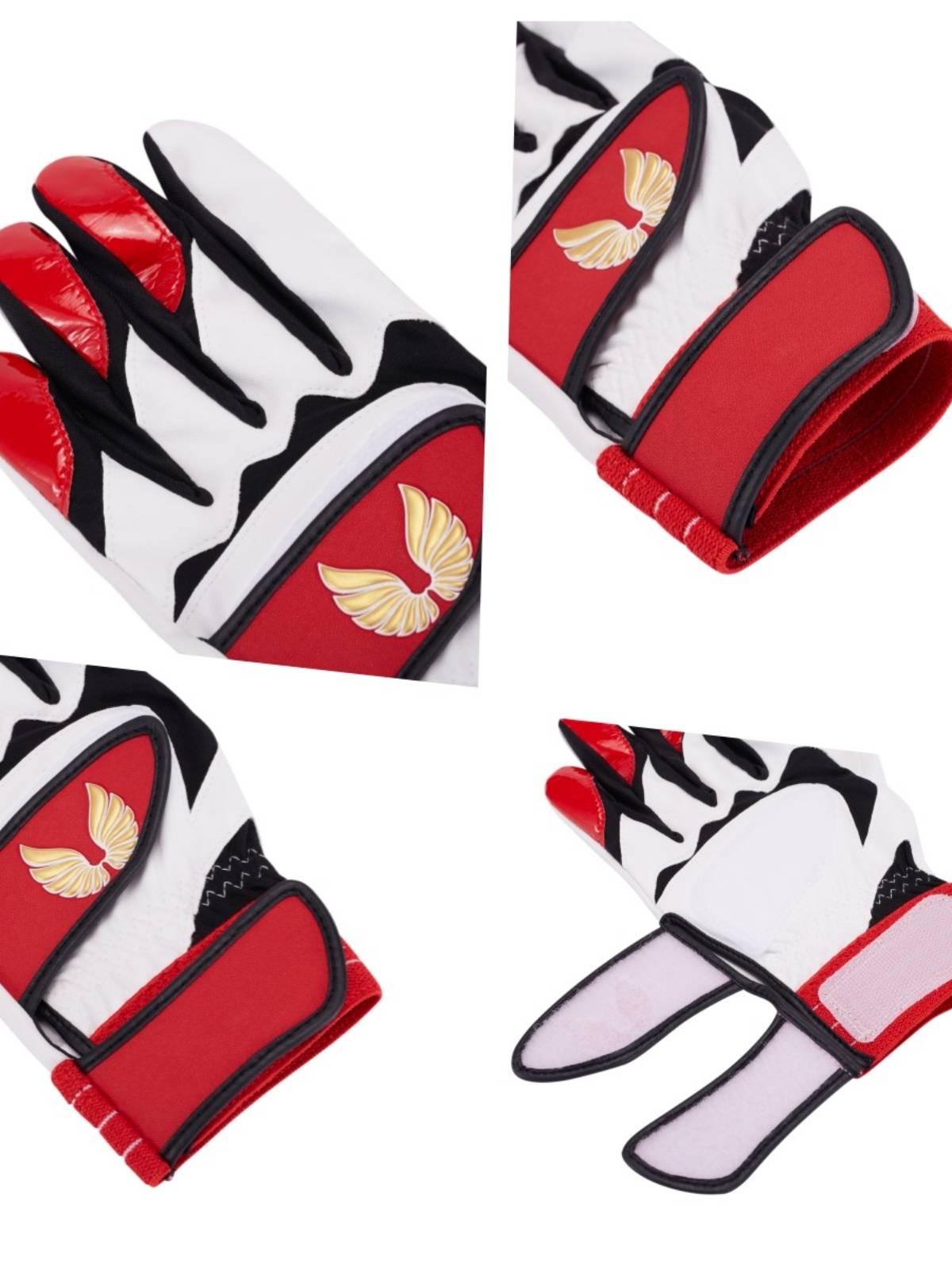 Yicheng Baseball SHOELESS strike glove sheepskin hitting gloves double magic stickers