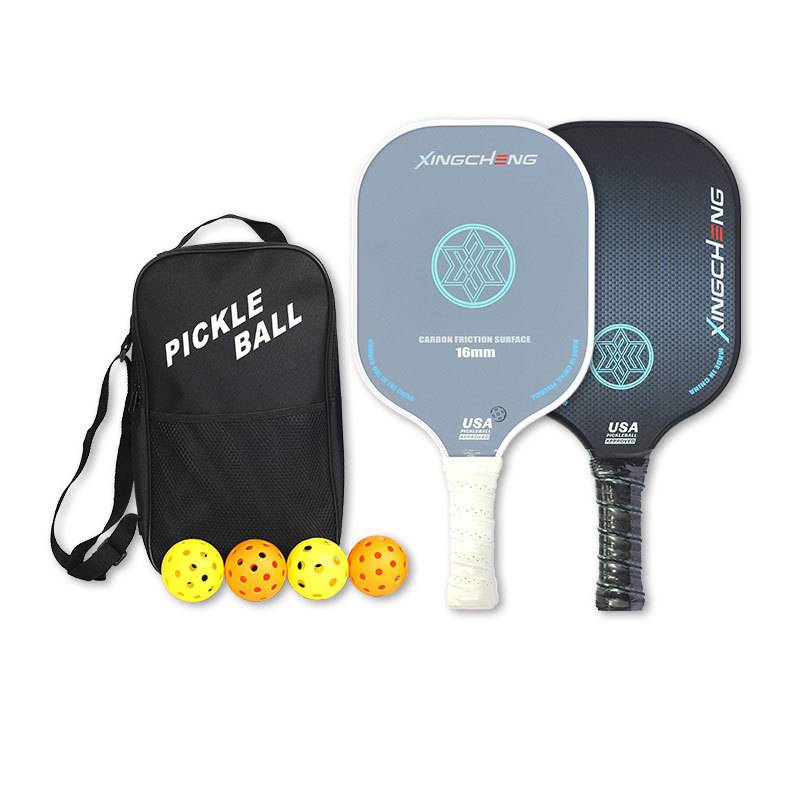 Porkon racket carbon fiber glass fiber color printing design company Activity outdoor Pocketer ball racket manufacturer
