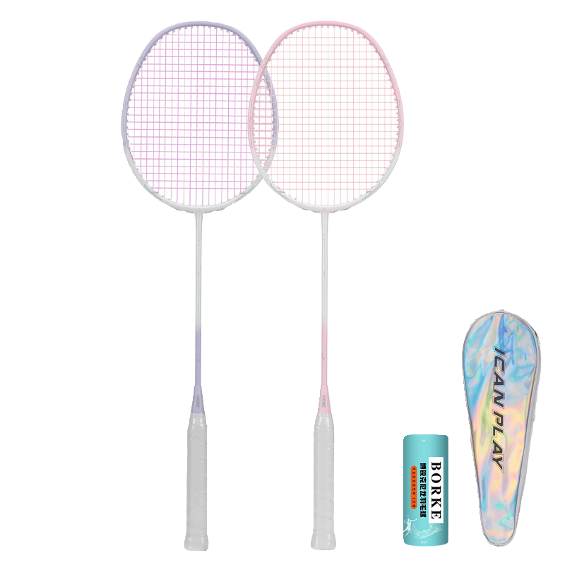 Plash Arctic Badminton Badminton Single Carbon Composite offensive and defensive and ultra -light resistance adult student training double shot