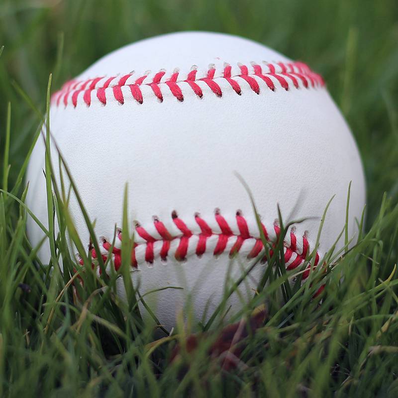 Cowhide soft ball