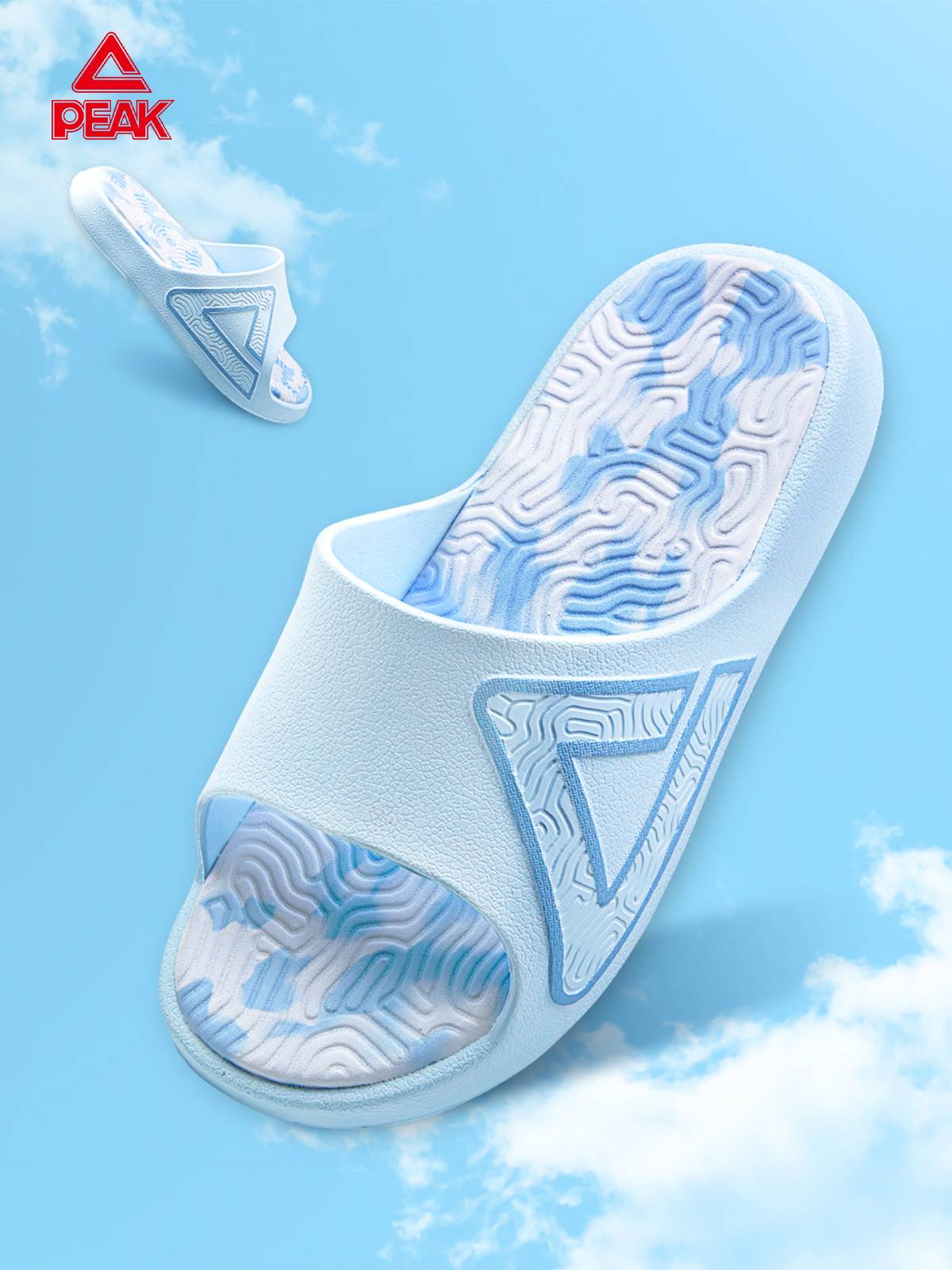 Peak polar slippers Men's Sky City Couple Folding Outblowing Anti -Slide Basketball Skills Skillwater