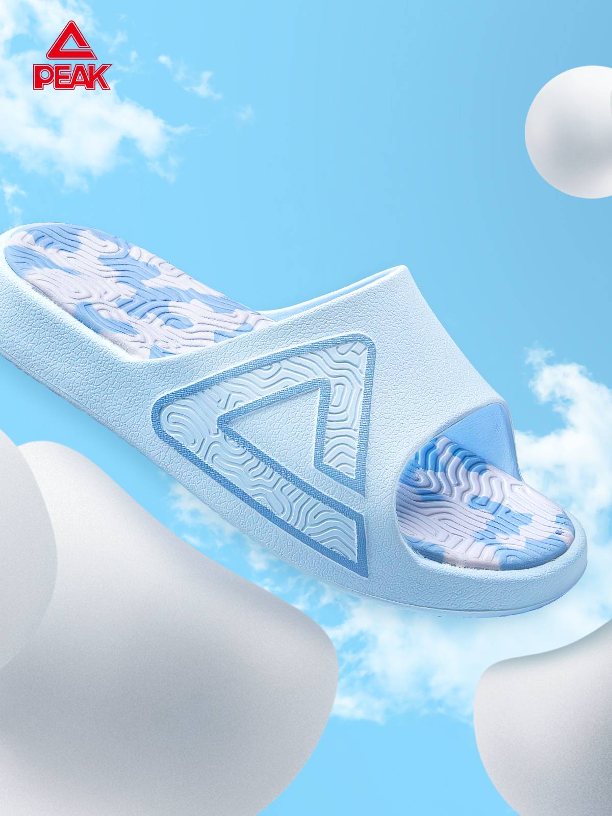 Peak polar slippers Men's Sky City Couple Folding Outblowing Anti -Slide Basketball Skills Skillwater