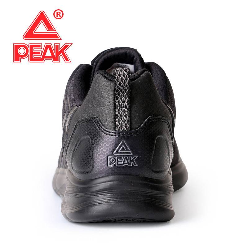 Peak men's shoes running shoes summer lightweight casual shoes men's mesh breathable black running shoes sports shoes men's models