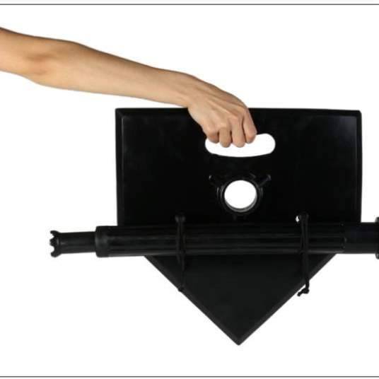 Training cabinet plums with heavy baseball bats to support leg props