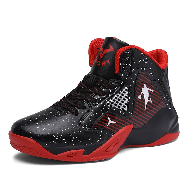 The official brand Anta official high -top basketball shoes men and women, anti -slip, wear -resistant shock -absorbing leather, actual sports shoes, students Qing