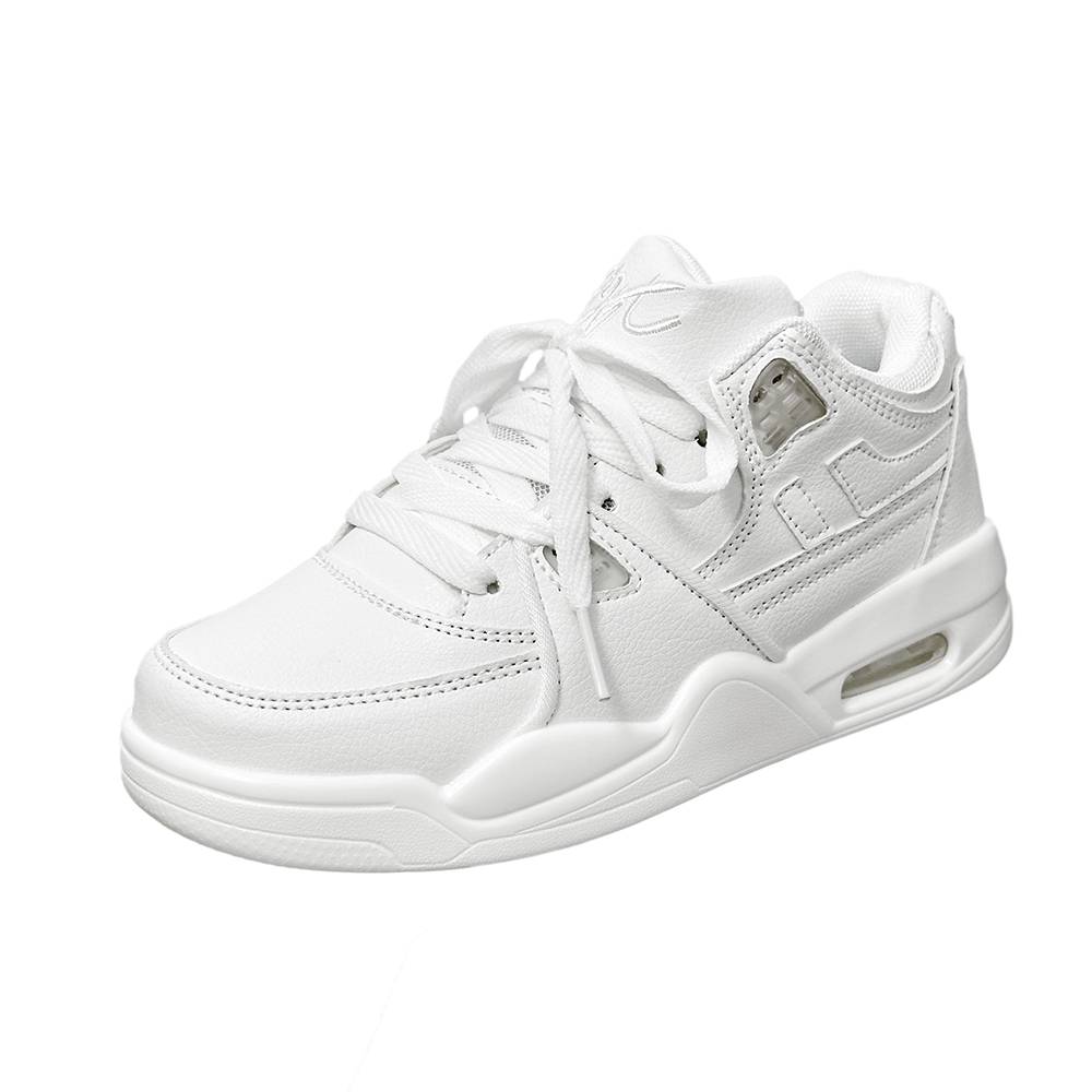 Peak basketball shoes male gas pad shoes female 2024 summer new versatile casual soft bottom shoes thick bottom white shoes