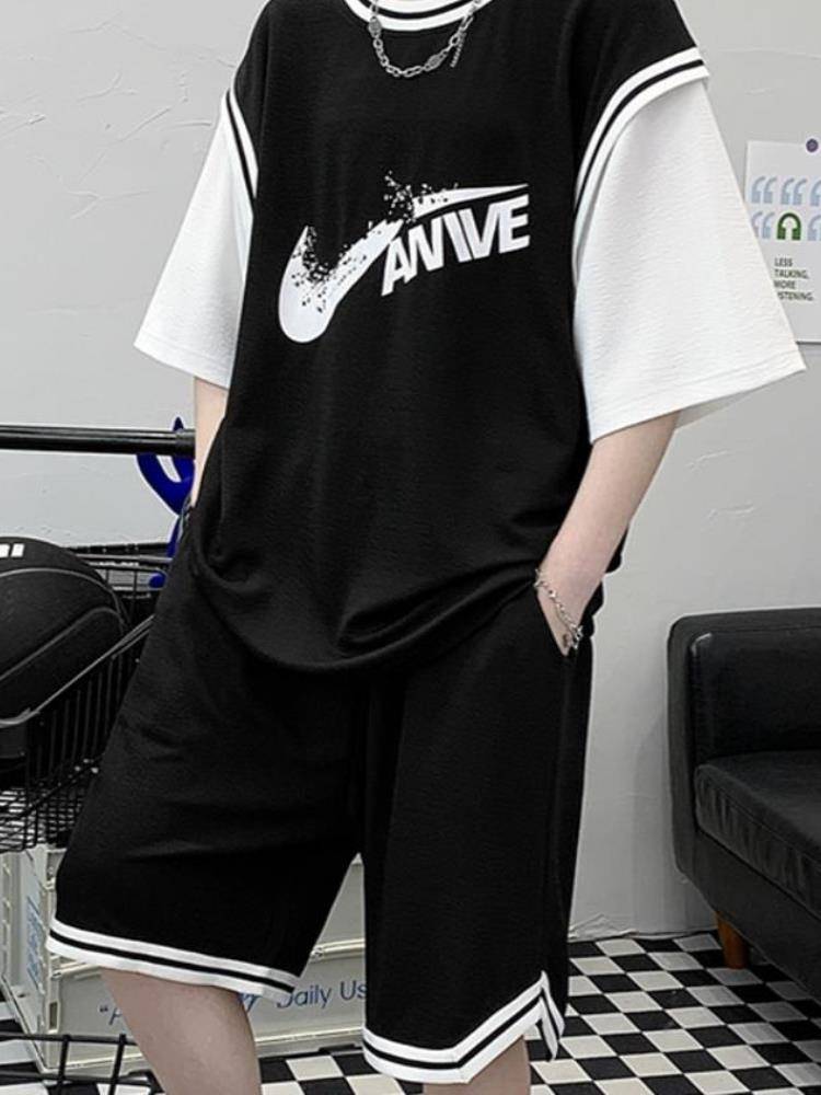 Peak adapts to youth sports sleeves to dress great boys summer basketball clothes junior high school high school students handsome boys