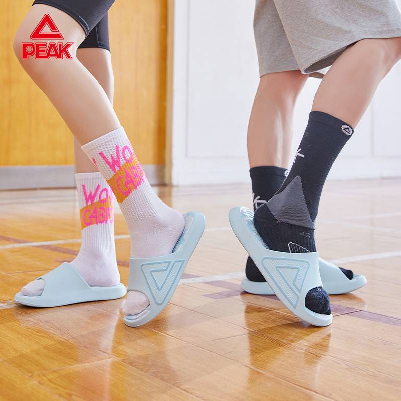 Peak Polar slippers Female new second -generation wear -resistant soft bottom anti -slip basketball sports men couple couple sand slippers