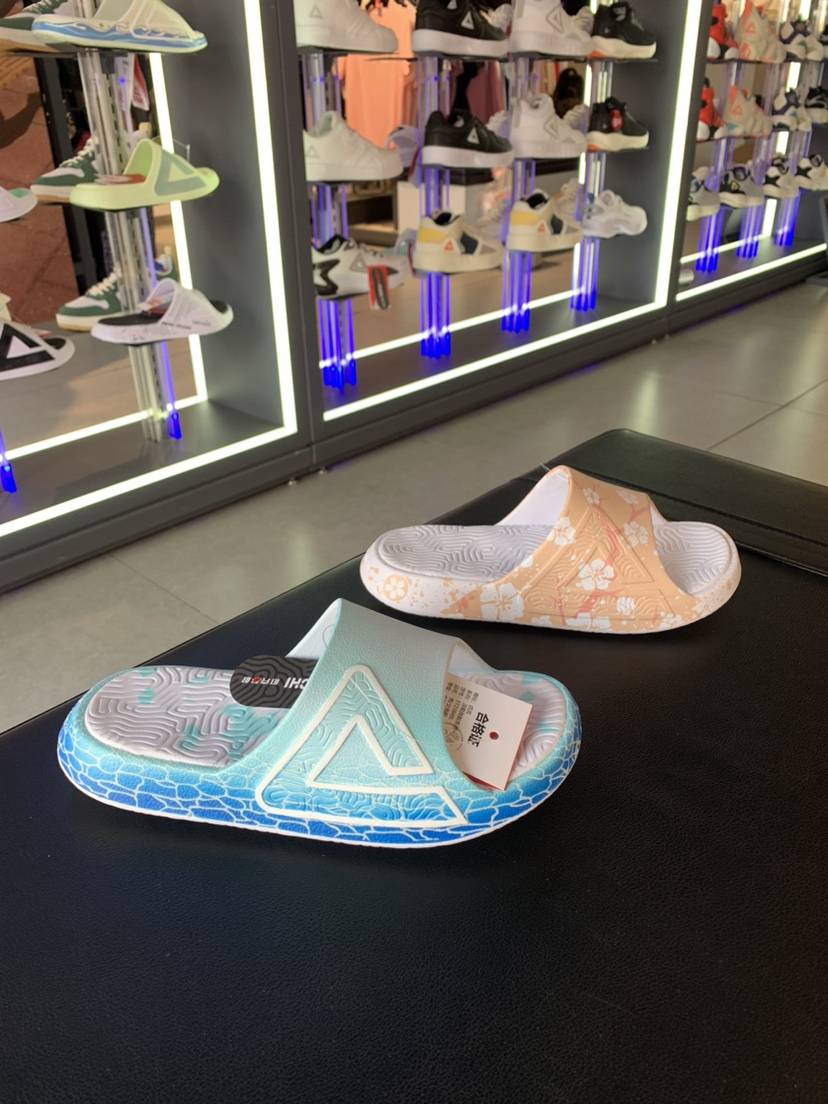 Peak polar slippers men's and women's couple shoes in summer wearing sports slippers basketball non -slip moisture shoes Landand beach shoes