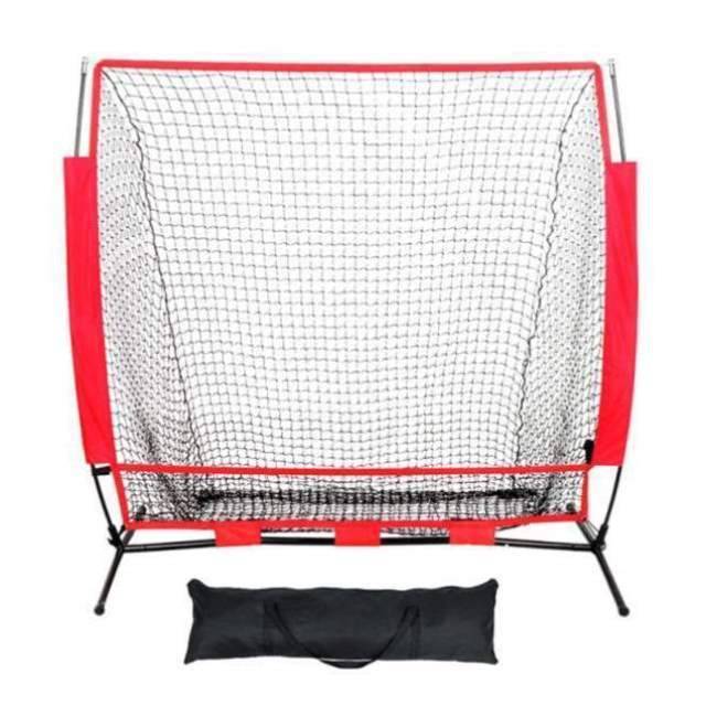 Practicer Farball pitcher Blocking Net Training Net -type baseball base baseball L portable stick strike exercise flat network T