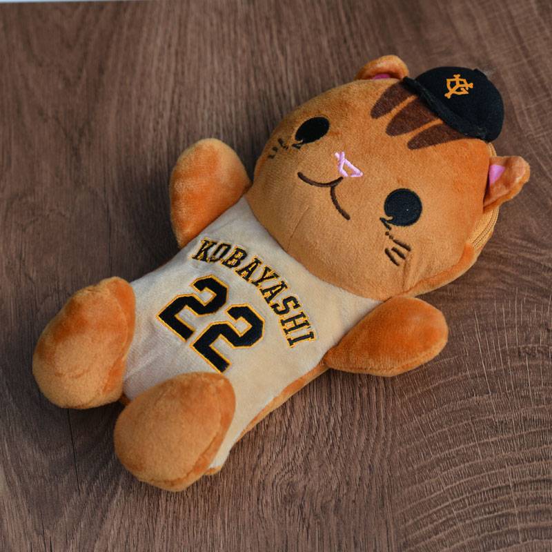 Japan NPB Lisaside Giant Giants Baseball Ball Plush Mobile Case No. 22 KOBAYASHI Xiaolin Card Bag