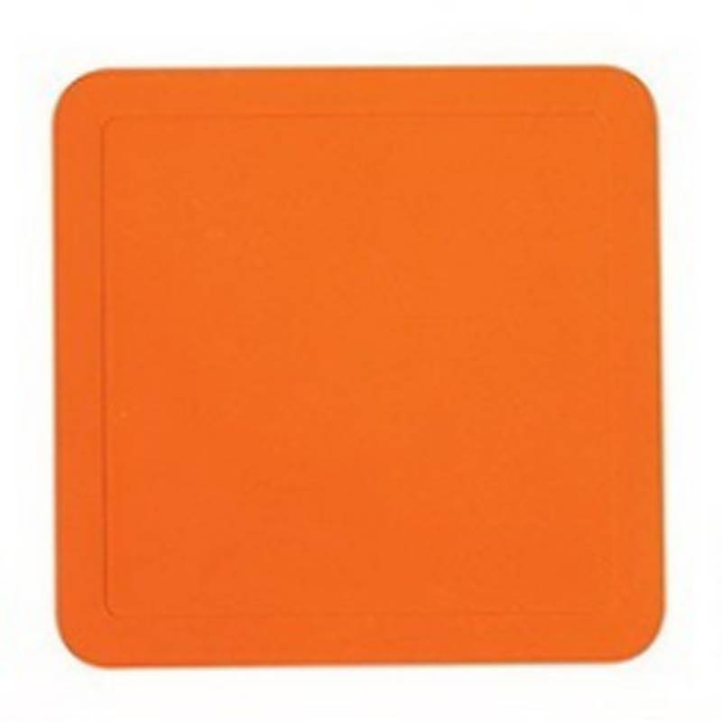 Thin single orange square barrier