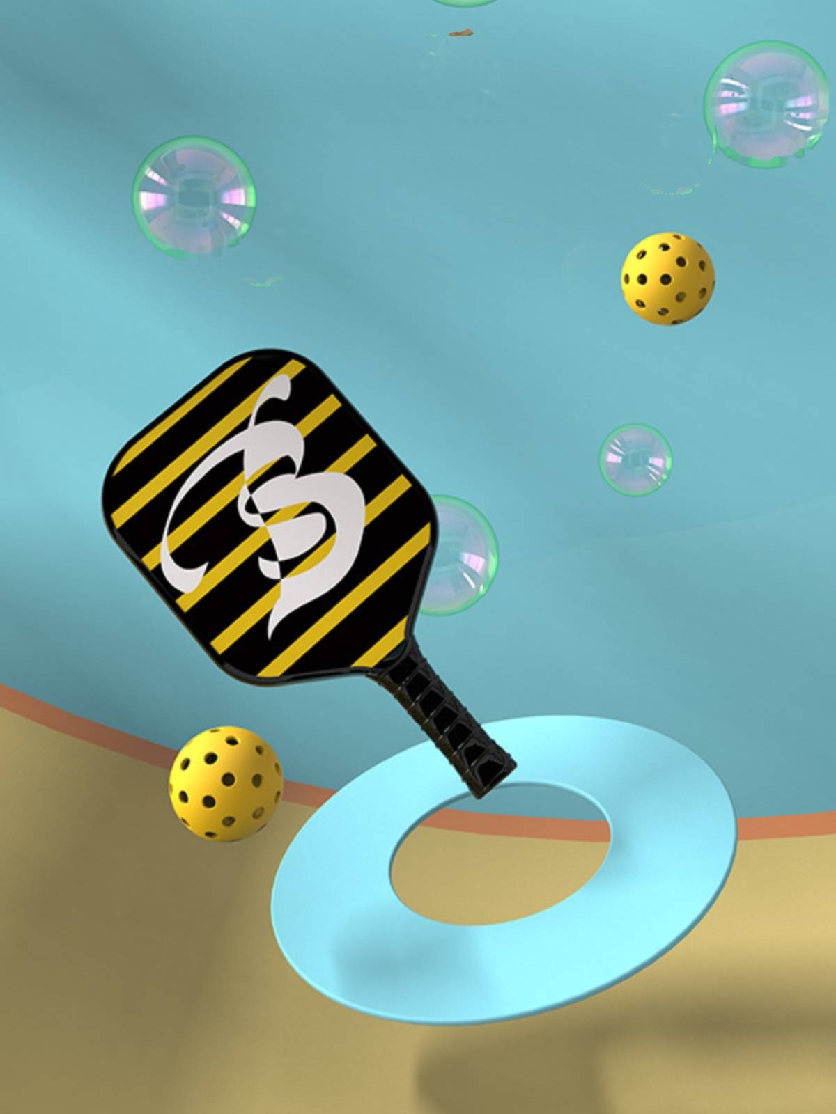 Children's entry -level Pickleball Pocket Ball racket glass fiber glass fiber sports Pike ball entry -level