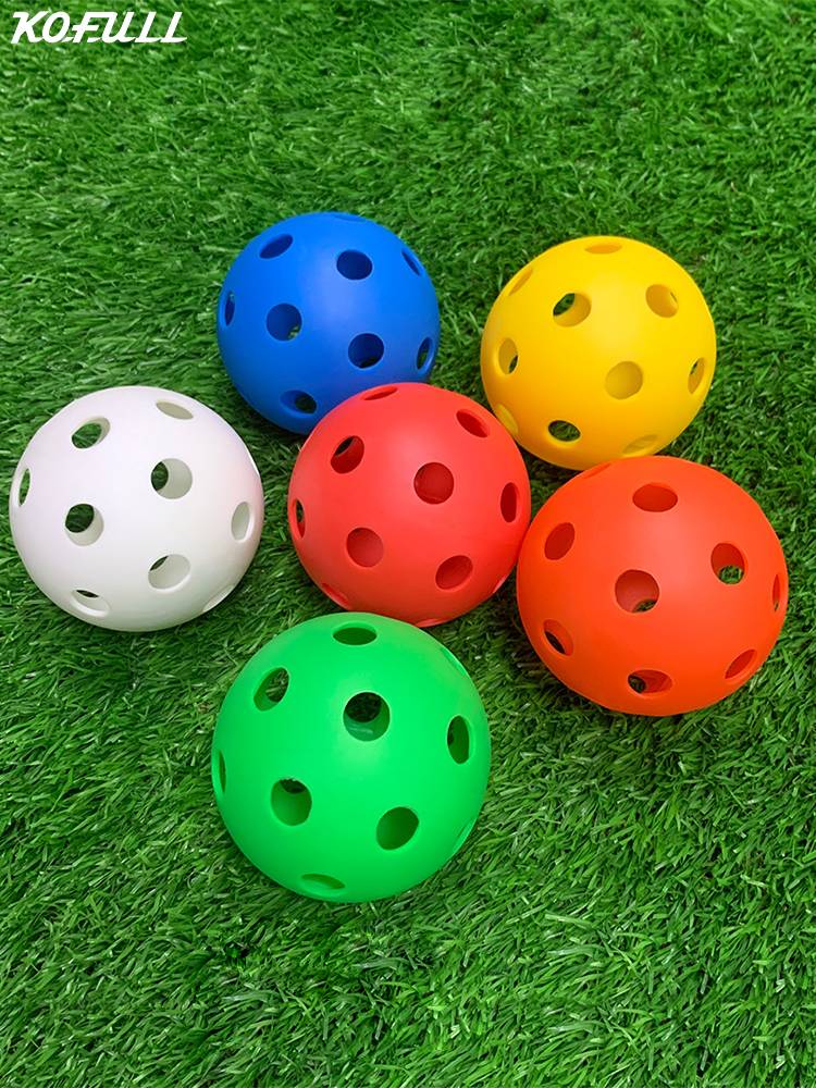 26 Pole ball PE injection Plastics Pickleball indoor Microsoft Puppet 12 mesh bag 17g