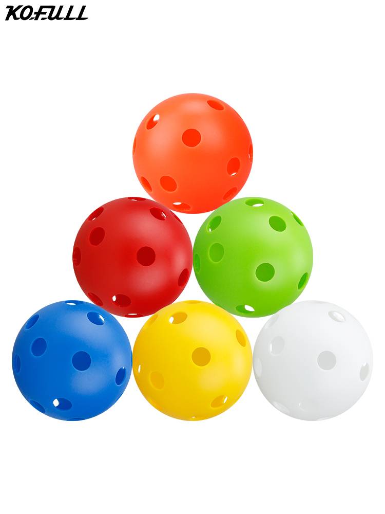 26 Pole ball PE injection Plastics Pickleball indoor Microsoft Puppet 12 mesh bag 17g
