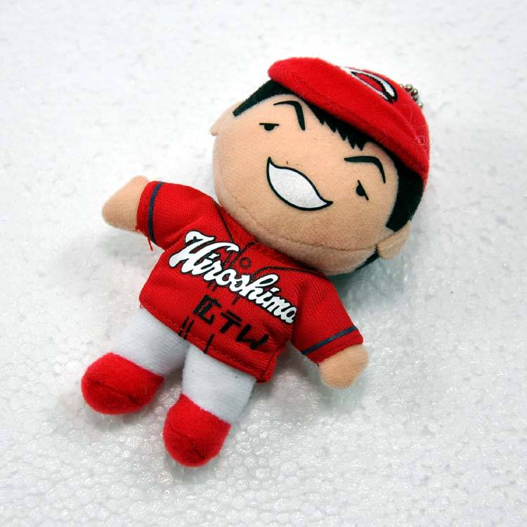 Japan NPB Hiroshima Hiroshima Carp team baseball baseball doll plush toys