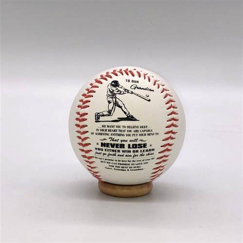 Baseball Book Style Style Farball Displaying the Line Bar Bar Base Motor Table Mini Desktop Decoration Display Ball Too