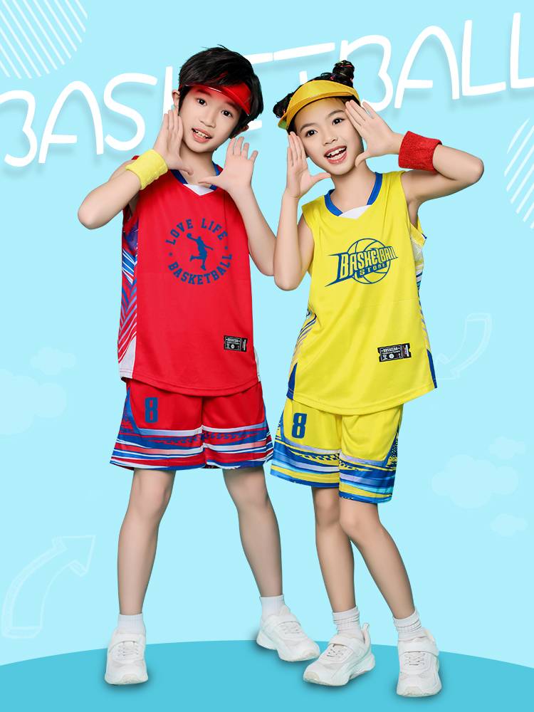 Peak Official Genuine Children's Basketball Training Server Men's Women's Children's Ball Cloth Children's Basketball Clothing Set Girls Quick