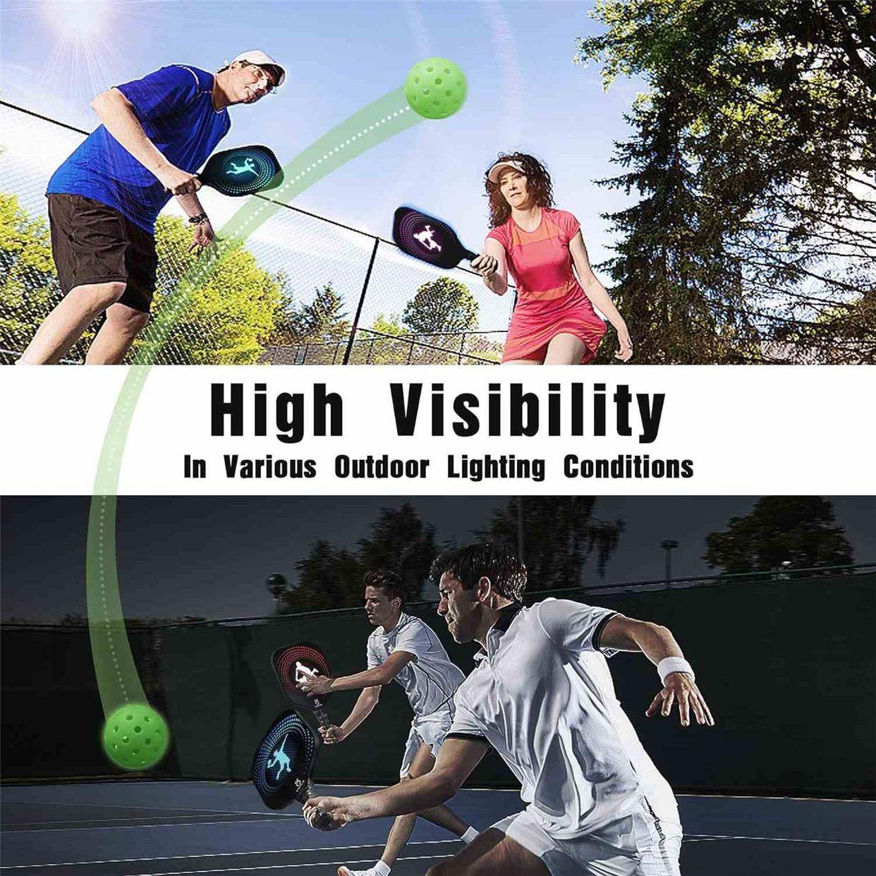 Pickleballs40 Kong Yingjie Ball High Elastic Night Training Light Piccoon